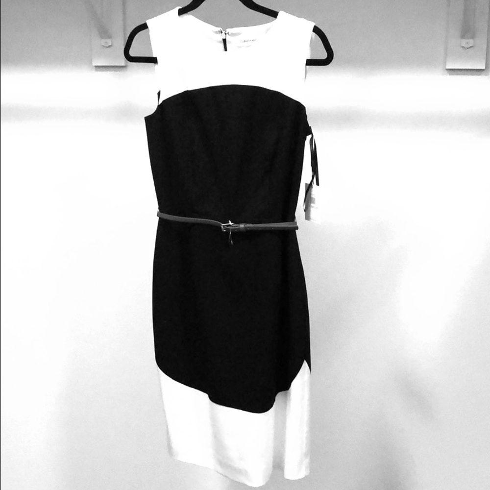 Belted Calvin Klein Dress